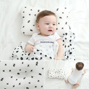 ORGANIC COTTON PILLOW AND BLANKET SET